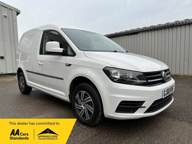 Volkswagen Caddy 2.0 TDI C20 BlueMotion Tech Trendline SWB Euro 6 (s/s) 5dr Panel Van Diesel White