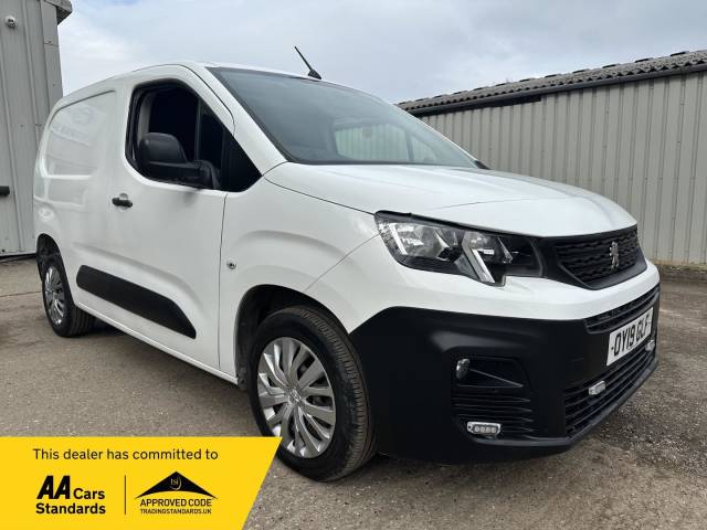 Peugeot Partner 1.6 BlueHDi 1000 Professional Standard Panel Van SWB Euro 6 (s/s) 5dr Panel Van Diesel White