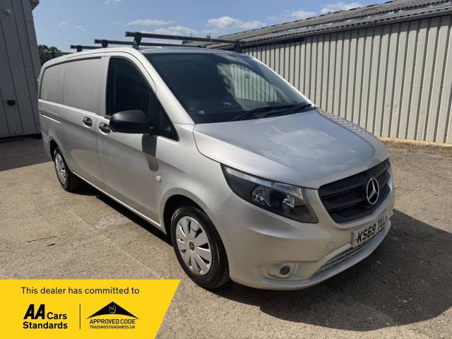 Mercedes-Benz Vito 1.7 110 CDI Progressive FWD L2 Euro 6 (s/s) 5dr Panel Van Diesel Silver