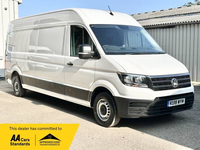 Volkswagen Crafter 2.0 TDI CR35 BlueMotion Tech Startline FWD LWB High Roof Euro 6 (s/s) 5dr Panel Van Diesel White
