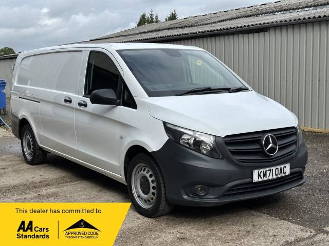 Mercedes-Benz Vito 2.0 116 CDI Progressive G-Tronic RWD L3 Euro 6 (s/s) 5dr (XLWB) Panel Van Diesel White
