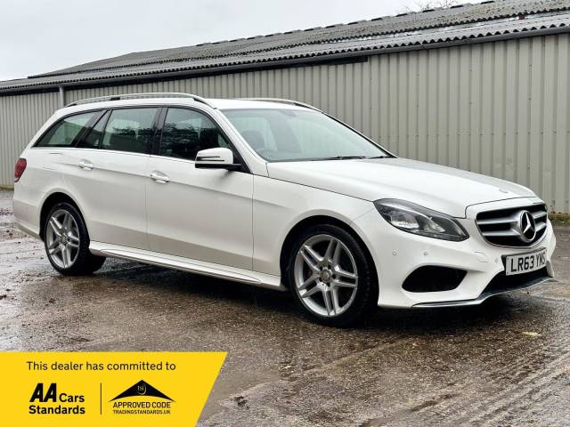 Mercedes-Benz E Class 3.0 E350 V6 BlueTEC AMG Sport G-Tronic+ Euro 6 (s/s) 5dr Estate Diesel White