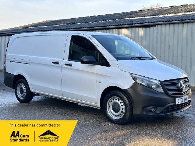 Mercedes-Benz Vito 2.0 114 CDI Progressive G-Tronic RWD L2 Euro 6 (s/s) 5dr (LWB) Panel Van Diesel White