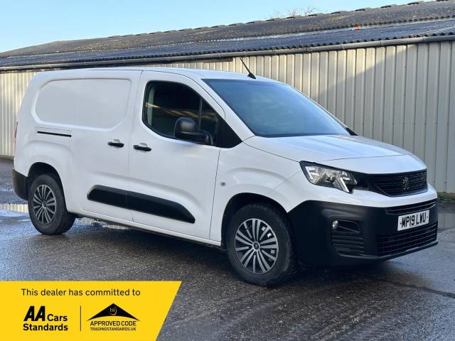 Peugeot Partner 1.6 BlueHDi 950 Grip Long Panel Van LWB Euro 6 (s/s) 6dr Panel Van Diesel White