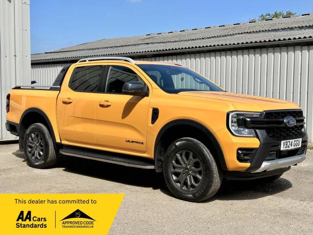 Ford Ranger 2.0 TD EcoBlue Wildtrak Auto 4WD Euro 6 (s/s) 4dr Pickup Diesel Orange