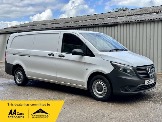 Mercedes-Benz Vito 2.0 116 CDI Progressive G-Tronic RWD L3 Euro 6 (s/s) 5dr (XLWB) Panel Van Diesel White