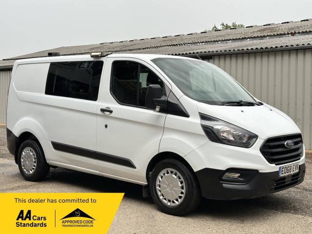 Ford Transit Custom 2.0 320 EcoBlue Crew Van L1 H1 Euro 6 5dr (6 Seat) Combi Van Diesel White