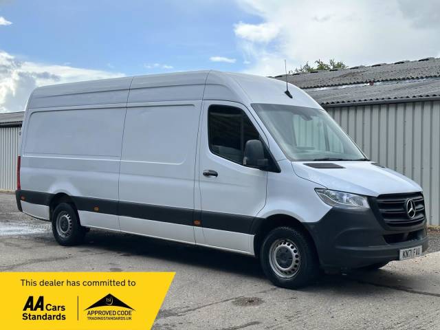 Mercedes-Benz Sprinter 2.0 315 CDI Progressive Panel Van 5dr Diesel Manual RWD L3 H2 Euro 6 (s/s) (150 ps) Panel Van Diesel White