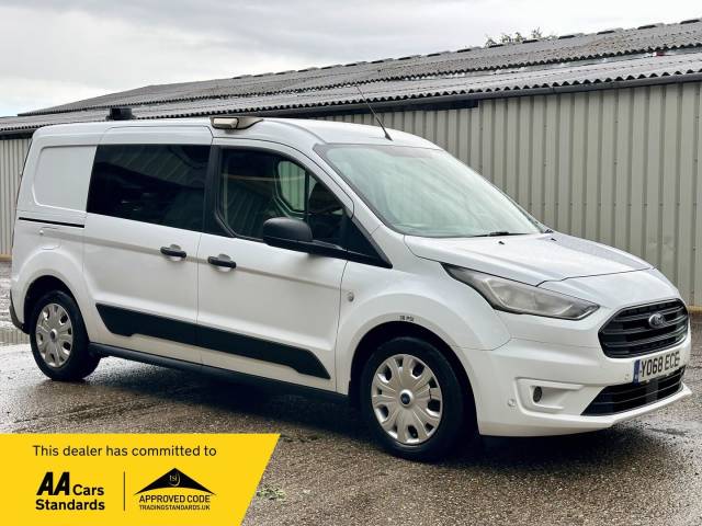 Ford Transit Connect 1.5 230 EcoBlue Trend Crew Van L2 Euro 6 (s/s) 6dr Combi Van Diesel White