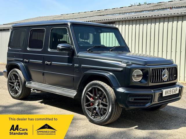 Mercedes-Benz G Class 4.0 G63 V8 BiTurbo AMG SpdS+9GT 4MATIC Euro 6 (s/s) 5dr SUV Petrol Black