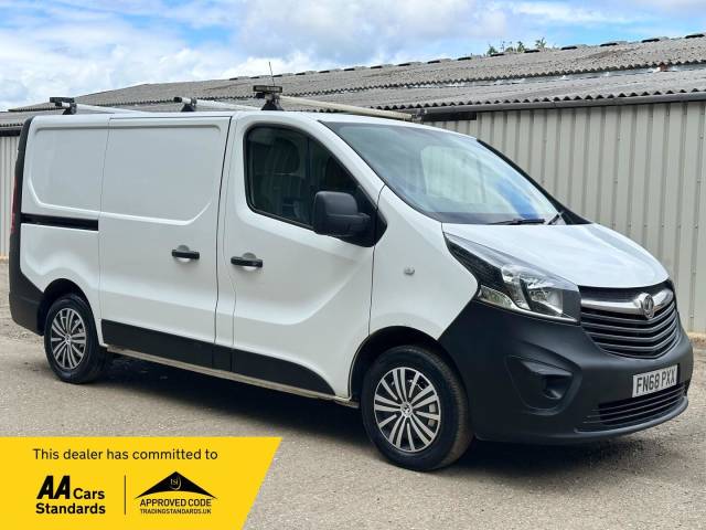 Vauxhall Vivaro 1.6 CDTi 2900 L1 H1 Euro 6 (s/s) 5dr Panel Van Diesel White