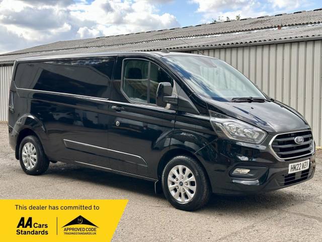 Ford Transit Custom 2.0 300 EcoBlue Limited L2 H1 Euro 6 (s/s) 5dr Panel Van Diesel Black