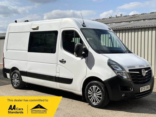 Vauxhall Movano 2.3 CDTi 3500 BiTurbo Edition FWD L2 H2 Euro 6 5dr Welfare Diesel White