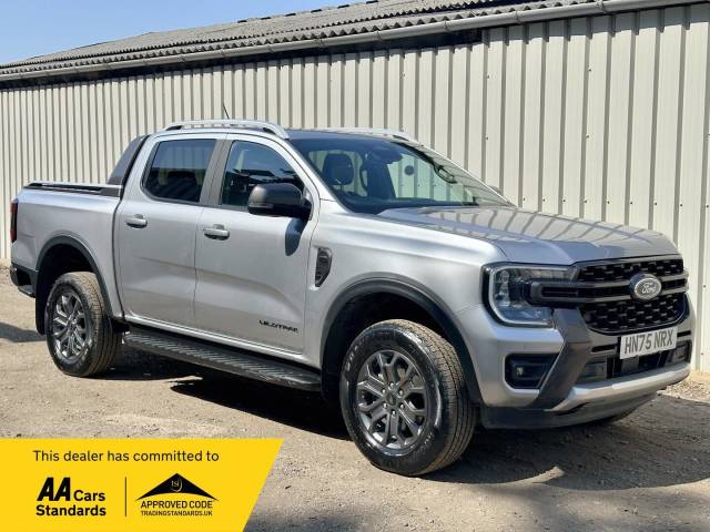 Ford Ranger 2.0 TD EcoBlue Wildtrak Auto 4WD Euro 6 (s/s) 4dr Pickup Diesel Silver