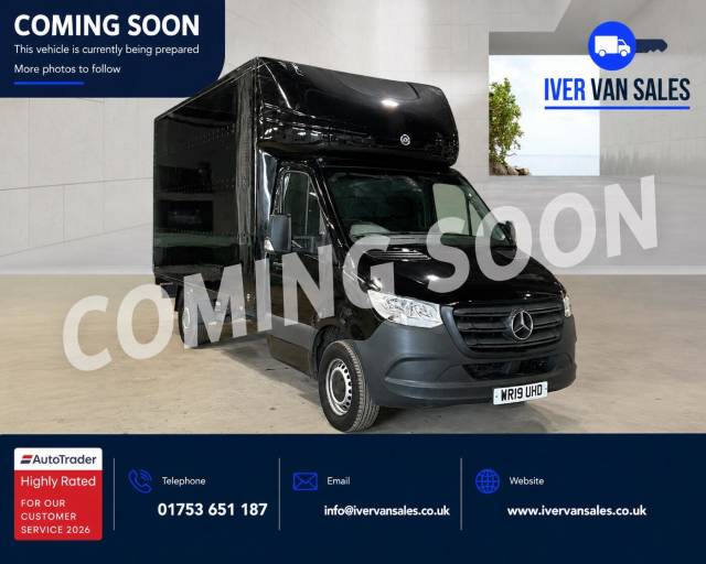 Mercedes-Benz Sprinter 2.1 314 CDI RWD L3 Euro 6 (s/s) 2dr Luton Diesel Black