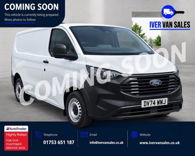 Ford Transit Custom 2.0 280 EcoBlue Leader L2 H1 Euro 6 (s/s) 5dr Panel Van Diesel White