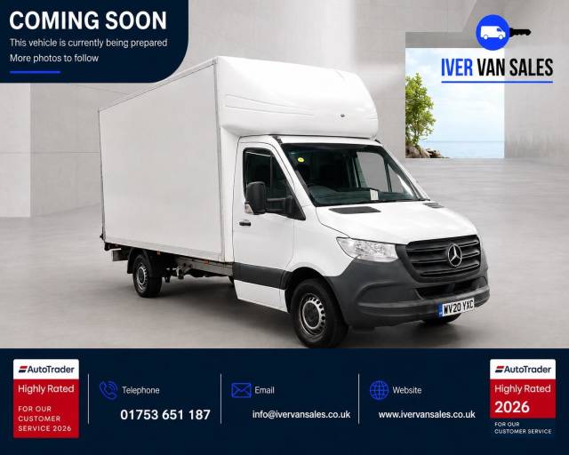 Mercedes-Benz Sprinter 2.1 314 CDI RWD L3 Euro 6 (s/s) 2dr Chassis Cab Diesel White